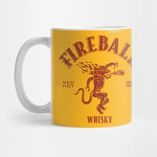 VINTAGE- FIREBALL WISKY SINCE 1984 RED Mug